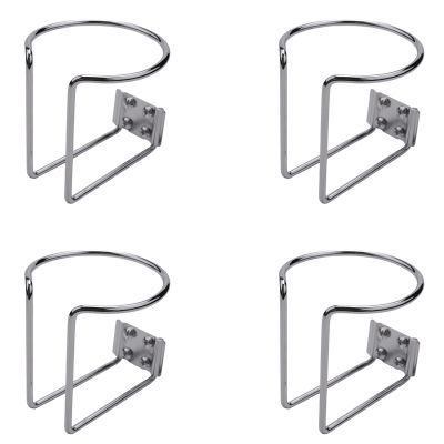 4Pcs Stainless Steel Boat Ring Cup Drink Holder Universal Drinks Holders for Marine Yacht Truck RV Car