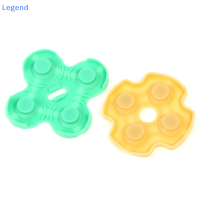 ?【Lowest price】Legend แผ่นสัมผัสยางนำไฟฟ้า2ชุดปุ่ม D-Pad สำหรับตัวควบคุม PS2