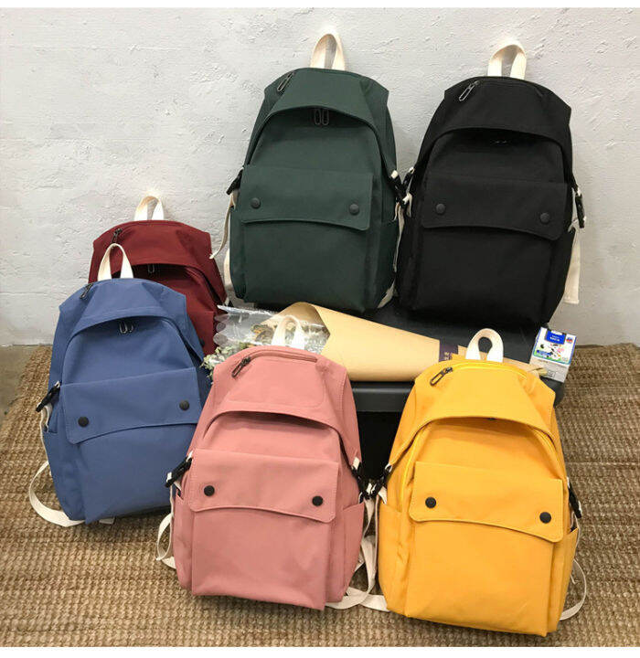 korean-style-nylon-women-backpacks-large-capacity-college-backpack-female-big-travel-bag-teenage-girl-school-bag-bagpack-red