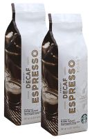 Starbucks Coffee Bean Espresso Roasted Decaf (USA Imported) สตาร์บัค เมล็ดกาแฟคั่ว เอสเพรสโซ่โรสต์ สกัดคาเฟอีนออก 453g. (2แพค)