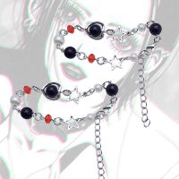 Anime Oosaki Nana Cosplay Bracelet Women Y2K Sweet Beads Star Pendant Bracelets Jewelry Accessories Gifts