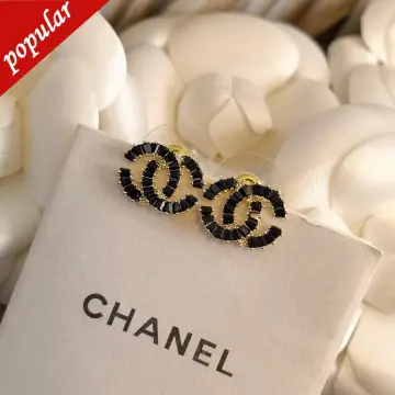 Chanel Earrings Vintage Hoops Worn 3 Ways Bold and Fabulous Rare   Mightychic