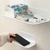 Floating Wall Shelf For Phone Foldable Rack For Bathroom Living Room Kitchen Office Home Storage And Organization Brackets