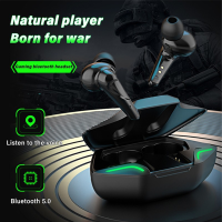 Gaming Low Latency Headsets TWS Bluetooth 5.0 Headphone Waterproof Wireless Earphone Noise Cancelling Earbuds Gamer Charging Box