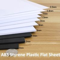 ABS Styrene Plastic Flat Sheet Plate White&amp;Black Mult Size And Thickness Bag Accessories