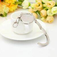 1Pcs Crystal Alloy Handbag Hook Folding Portable Bag Hanger Women Supplies Purse Bag Holder Circle Shape Bag Accessories