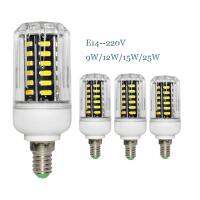 โคมไฟ220V 9W โคมไฟ Led 15W 7020ในร่ม12W E14 7030สำหรับหลอดไฟตะเกียบทรงข้าวโพด SMD 25W 5736หลอดไฟ Led SMD Led