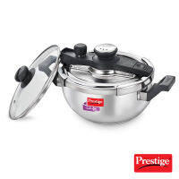 Prestige Svachh Clip-on 3.5 Litre Stainless Steel Pressure Kadai