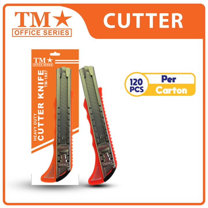TM Cutter Knife Heavy Duty x 120 pcs Lazada PH