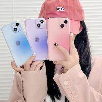 สีชมพูใสไล่ระดับสีรัศมีสำหรับผู้หญิง14โปรแม็กซ์ Apple 13เคสโทรศัพท์13pro Bky980ผู้หญิง