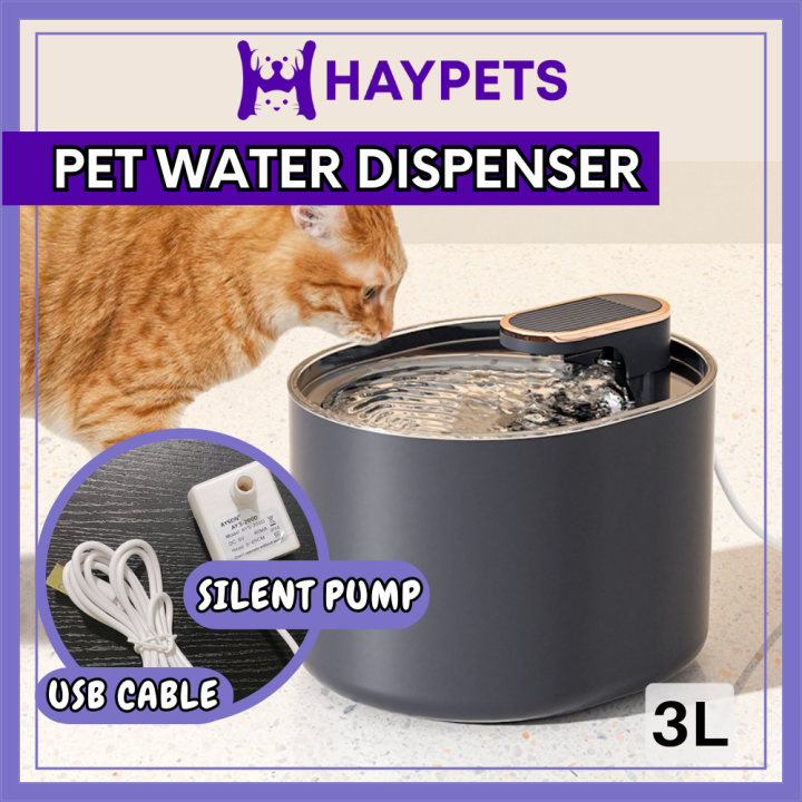 Pet Automatic Water Dispenser Pet Water Feeder Water Bowl Auto Dog Pet  Drinking Supplies for Cat Dog