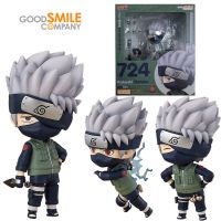 Good Smile GSC No.724 Naruto Shippuden Hatake Kakashi 10Cm Nendoroid โมเดลตุ๊กตาขยับแขนขาได้ดั้งเดิมคอลเลกชันของขวัญที่เป็นของเล่นเด็ก