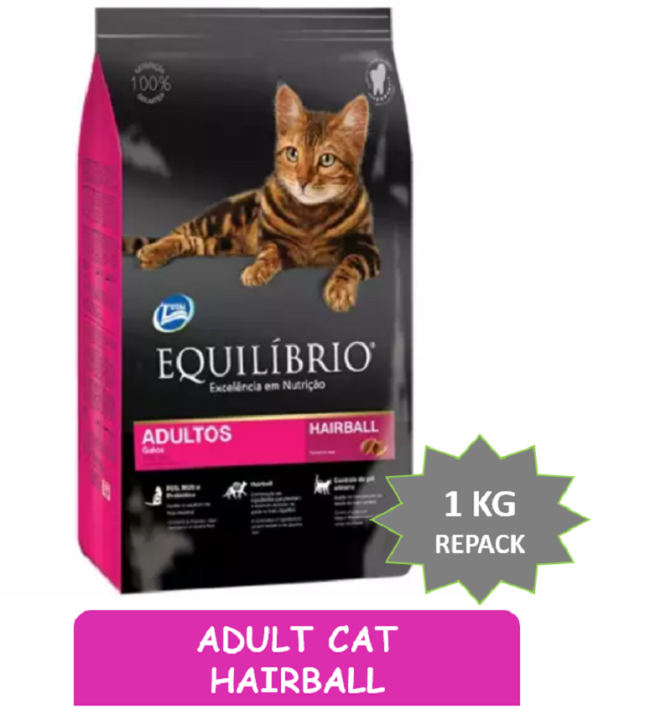 EQUILIBRIO ADULT CAT FOOD 1KG REPACKWITH FREE SAMPLE/GIFT Lazada