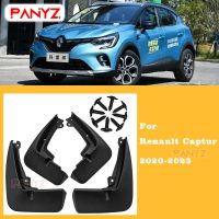 ชุด4x สำหรับ Renault Captur 2020 2023 2021 2022อุปกรณ์เสริมชายบังโคลนบังโคลนใหม่มี4ชิ้น