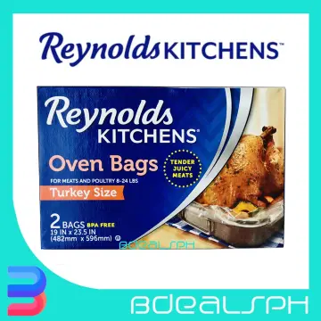 2 Boxe Reynolds Kitchens Oven Bags (4 bags) Turkey Size Meats