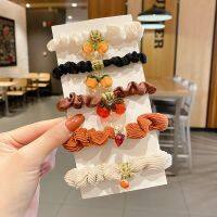 [COD] womens summer large intestine hair circle 2021 new leather rubber band tie ball head headdress