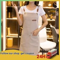 【hot sale】♀ﺴ▲ D13 [MUNA1.MY]in stock Polyester Cotton Material Hanging Shoulder Waterproof Restaurant Chef Workwear Apron barista apron barber apron art apron waterproof apron cute apron korean apron apron kitchen