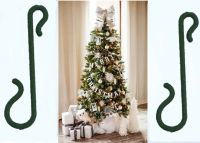 【CW】 10Pcs Christmas Ornaments Hooks Christmas Tree Decoration Pendants Santa Claus Dolls Hanging Hooks for Home Xmas Decoration