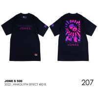 เสื้อยืดคอกลมแขนสั้นแฟชั่นพิมพ์ลายแบบเรียบง่าย JONE500 คลอเล็คชั่นล่าสุด เสื้อยืดสกรีนลาย 2022 Collection 206-208