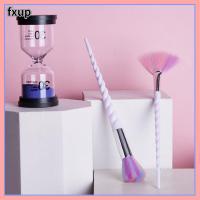 FXUP 10ชิ้นแต่งหน้ารองพื้นที่จับแปรงสำหรับแต่งหน้าขนแปรงที่มีสีสันชุดแปรงแต่งหน้าชุดแปรง