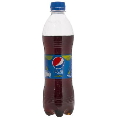 Sipep Carbonated Drink Cola and Lime Flavor 410ml.