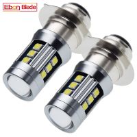 【ใหม่】2Pcs H6M P15D 25 1 PX15D T19หลอดไฟ Led แบบ Dual Beam ไฟหน้ารถจักรยานยนต์ Scooter Speed Moped มอเตอร์ไซค์6V 12V 1000Lm 6000K