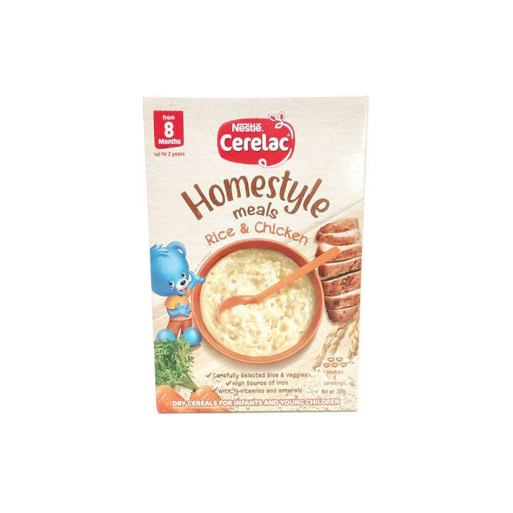Cerelac Homestyle Meals Rice & Chicken 200g | Lazada PH
