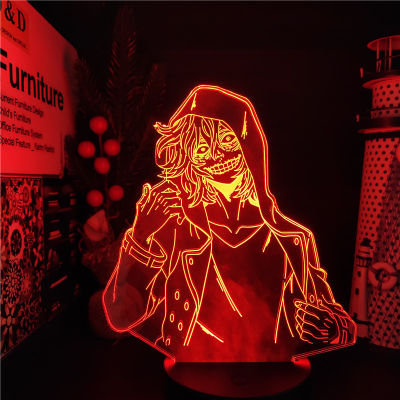 MY HERO ACADEMIA Boku no Hero Academia Shigaraki Tomura Led ANIME LAMP Color Changing Nightlights Table Lamp Gift