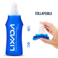 Lixada 250ml / 500ml / 300ml / 380ml ขวดนุ่มพับ BPA Free Hydration Water Bottle สำหรับวิ่งกลางแจ้งเดินป่าขี่จักรยาน-Kouzuo