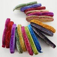 【hot】！ 5 yards 48colors  3/8  width 10mm Glitter metallic ribbon Headband Bow wedding decoration party decor