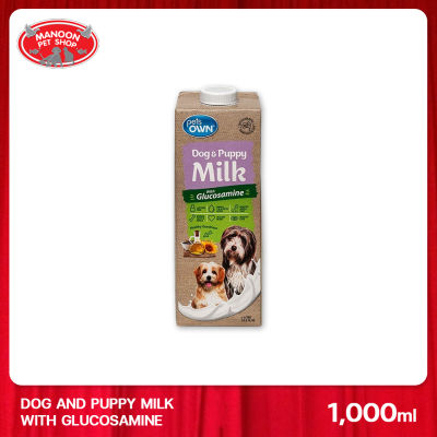 [MANOON] PETS OWN Dog&amp;Puppy Milk with Glucosamine เพ็ทส์ โอน นมสำหรับลูกสุนัขและสุนัขโต ขนาด 1000 มล.