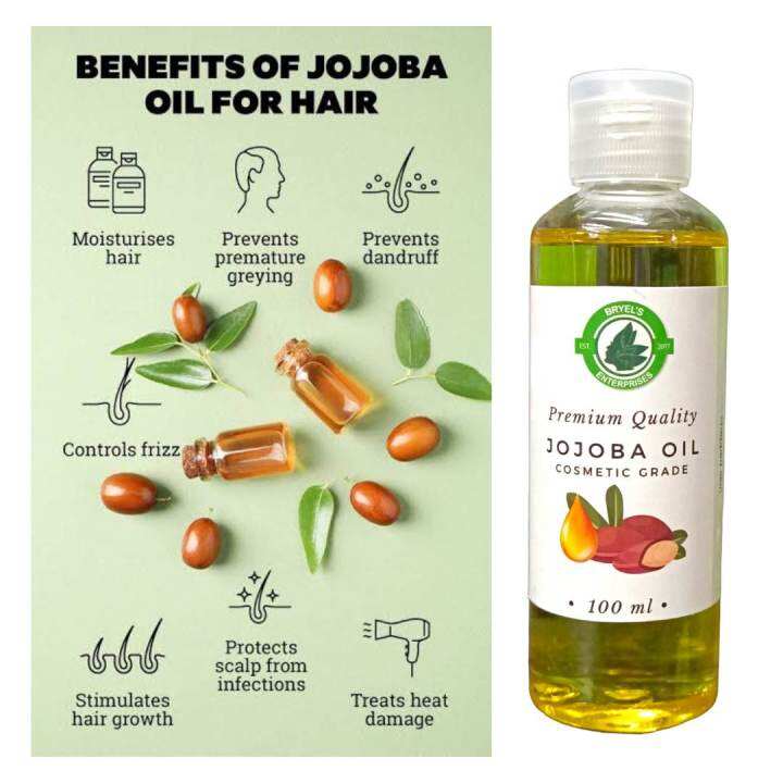 ⚡🔥⚡bryels Jojoba Oil 100ml Organic Pure Jojoba Oil 100 Natural Anti