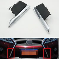 Front Bumper Tow Hook Cover Chrome Moulding Radiator Grille trim 53125-48100 52127-48917 For Lexus RX270 RX350 2012-2015