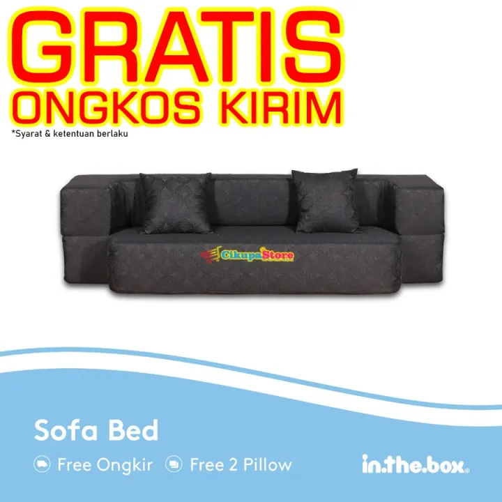 Sofa Bed In The Box / Sofabed Inthebox / Sofa Kasur Ukuran 100x200