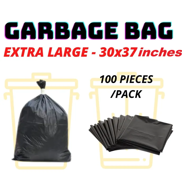 Garbage Bag EXTRA LARGE (30x37 Inches)-100Pcs | Lazada PH