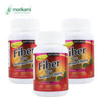 ไฟเบอร์ พลัส อะเซโรลา เชอร์รี่ โมริคามิ ลาบอราทอรีส์ x 3 ขวด Fiber Plus Acerola Cherry Morikami Laboratories