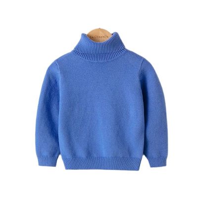 Baby Girl Boy New Sweaters Autumn Winter Children Toddler Jumper Knitted Pullover Turtleneck Warm Outerwear Kid Casual Clothing