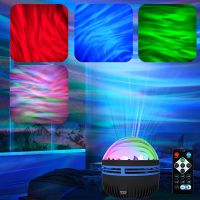 【CC】 Children Night Q6S Bedroom USB  Projection Lamp Projector Star Rotating Disco Colorful Lighting