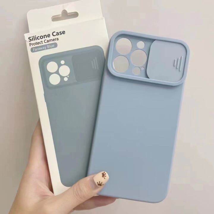 เคส-tpu-กำมะหยี่-กันกล้อง-สไลด์กล้อง-สำหลับรุ่น-iphone-13-pro-max-12-12pro-12promax-11-11promax-x-xs-xr-xsmax-7-8-se2-se3-7plus-8plus-เคสซิริโคน-สำหลับรุ่นiphone13-13pro-13promax