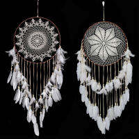 ขนาดใหญ่ Boho Decor Dream Catcher Nordic สีขาวสีดำ Macrame แขวนผนังสำหรับงานแต่งงาน Garden Home Girl S Room ตกแต่ง Ornaments