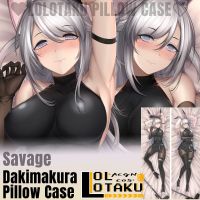 Savage Dakimakura Arknights เกมปลอกหมอนสองด้านเซ็กซี่กอดตัวเต็มปลอกหมอนอิงครอบคลุมบ้านเครื่องนอนตกแต่งของขวัญ