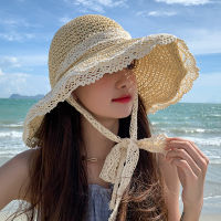 [hot]New Women Summer Visors Hat Foldable Sun Hat Wide Large Brim Beach Hats Fashion Straw Hat chapeau femme Beach UV Protection Cap