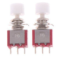 Sun 2pcs 3Pin DS-612 6mm MINI Momentary สวิทช์ปุ่มกดย้อนกลับอัตโนมัติ