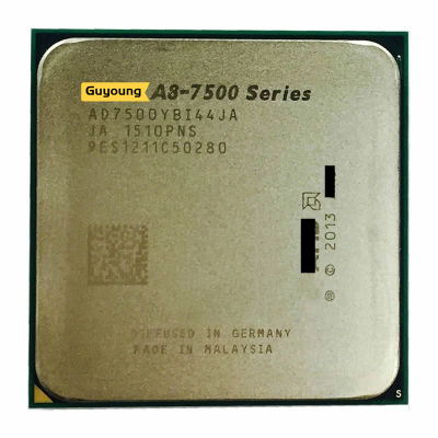 A8-Series A8 A8-7500 7500 3.0GHz ใช้ Quad-Core Quad-Thread-AD7500YBI44JA เครื่องประมวลผลซีพียูซ็อกเก็ต FM2 +