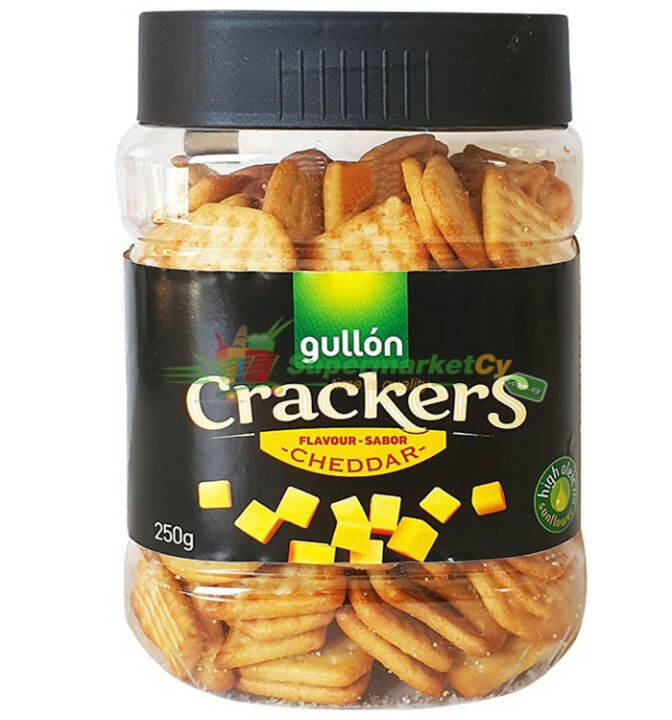 GULLON CRACKERS CHEDDAR 250G