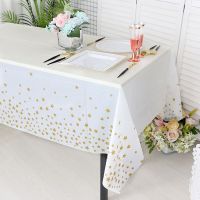 Table cloth tablecloth decorate children table decoration dessert one-time party plastic rectangular table cloth_DAN26