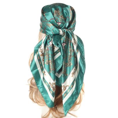【YF】 Silk Headband Scarf For Hair Band Accessories Headgear Headkerchief Women Bandana Headscarf Foulard Femme Pour Cheveux
