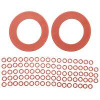 Outdoor Garden Hose rubber Washer Gasket, 90Pcs Red O-Rings rubber Washer Gasket Combo Pack for 3/4Inch Garden Hose and Water Faucet