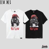 BOB SALE   ® เสื้อยืด Oversize รุ่น Tupac 2 Pac Bootleg สีดำ ขาว ( ลิขสิทธิ์แท้ ) เสื้อตัวใหญ่ ชาย แขนสั้น M L  OS