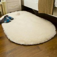 【DT】hot！ Hot Sale Oval Carpets Room Sofa Bed Bedides Mats Soft Rugs Non-slip Bedroom Decoration Tapetes